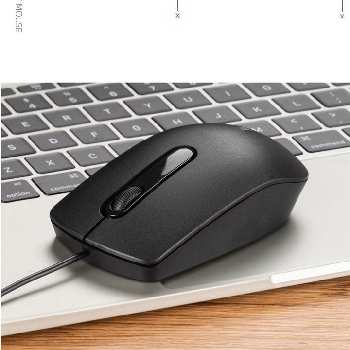 Ergonomic Wired Mouse with Precision Sensor Bowlift