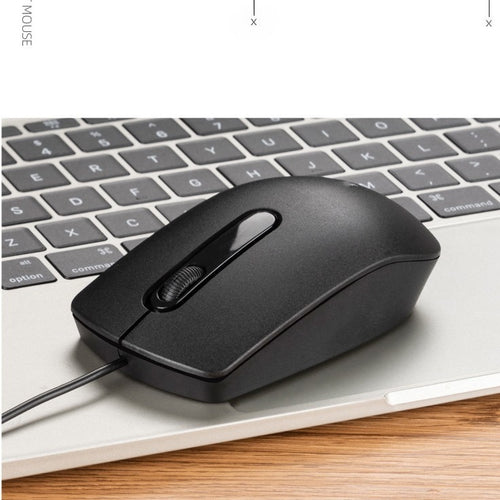 Ergonomic Wired Mouse with Precision Sensor Bowlift