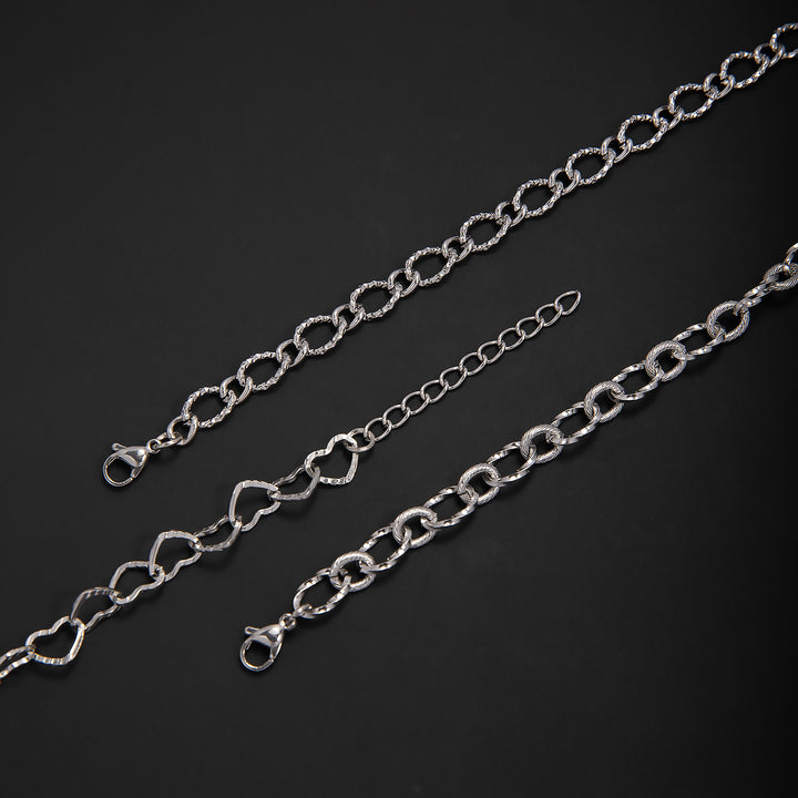 Interlaced Metal Link Bracelet Bowlift