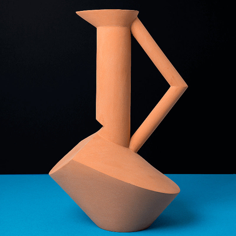 Sculptural Ceramic Vase with Unique Accent