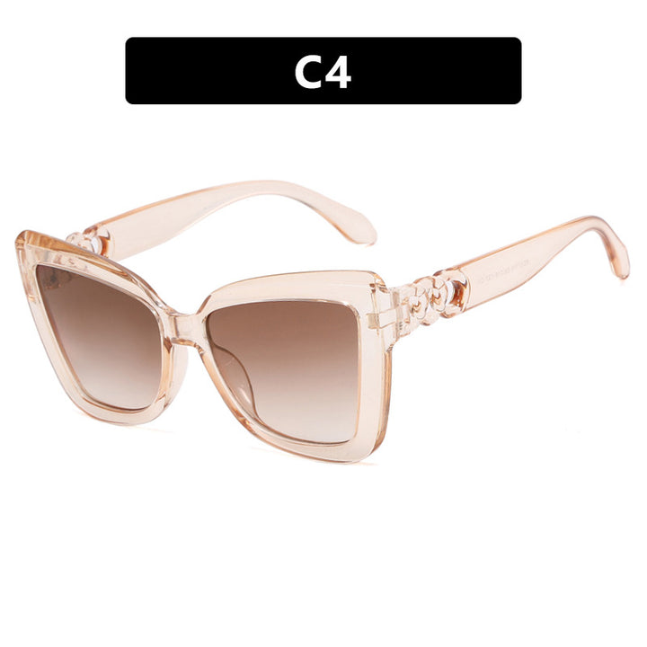 Women's trendy cat-eye sunglasses with sophisticated pattern Bowlift