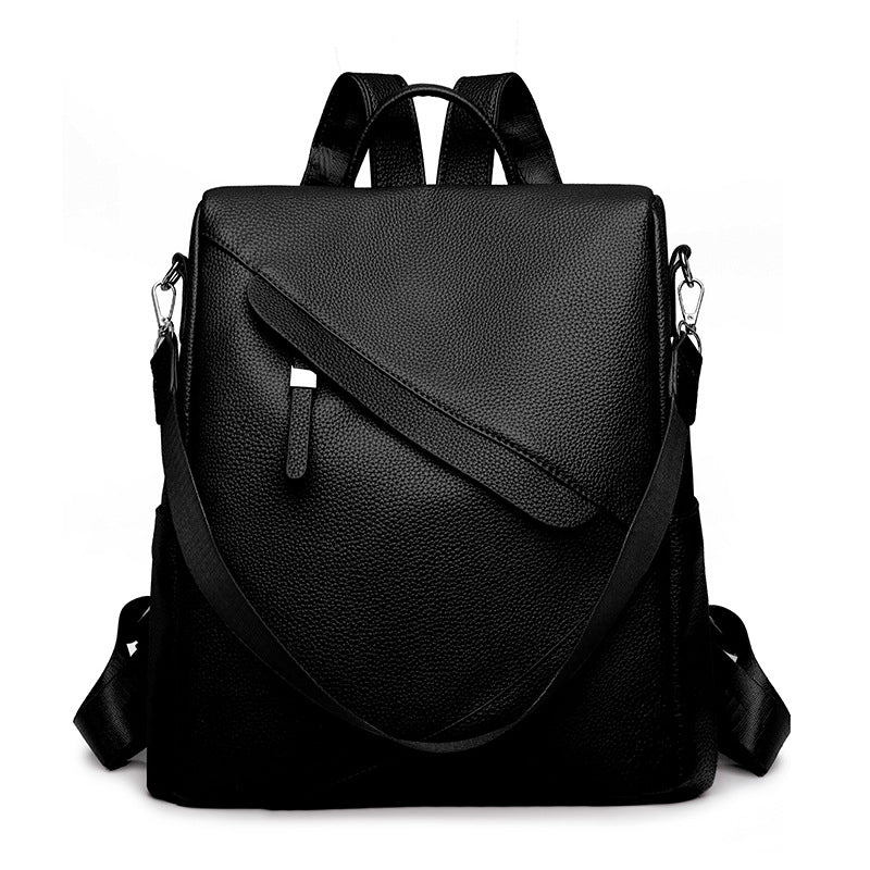 Elegant Leather Laptop Backpack Bowlift