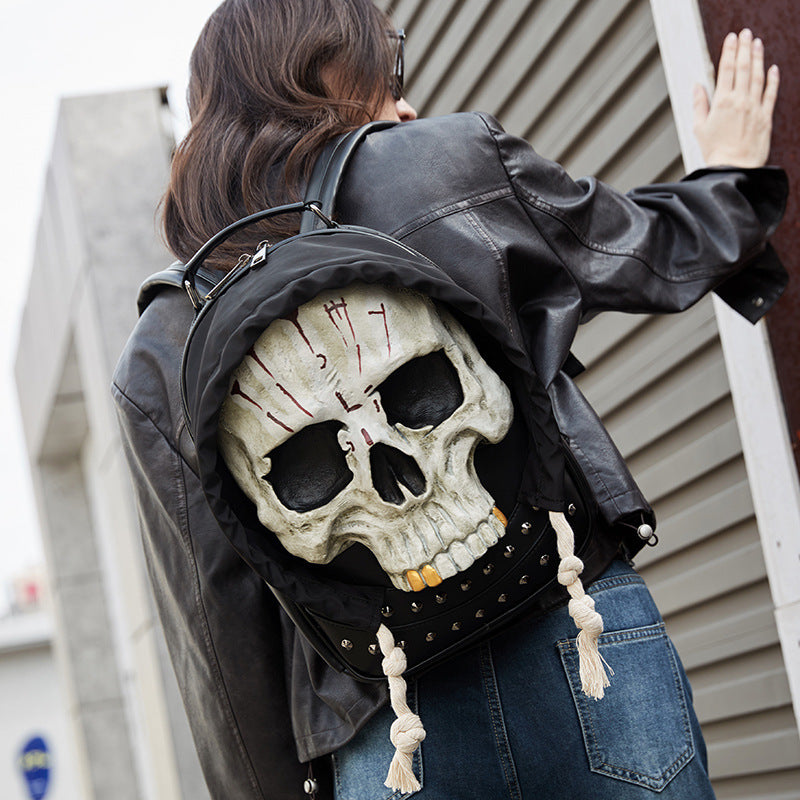 Creative and Eye-Catching Skull Backpack Bowlift