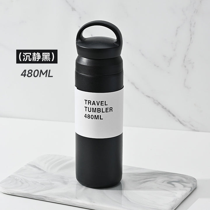 Women's premium insulated drinking bottle with ergonomic grip Bowlift