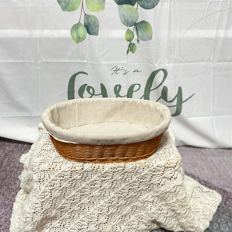 Cozy Woven Bread Basket Bowlift