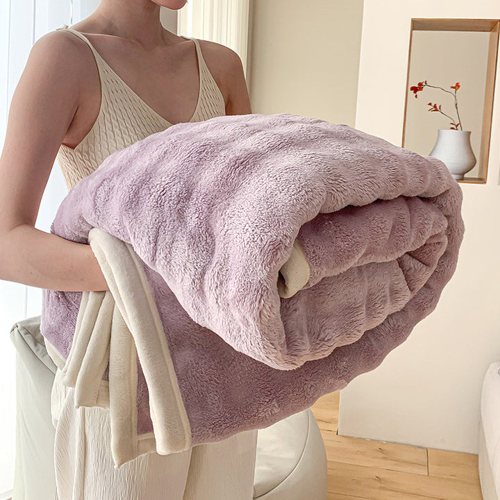 Women’s Plush Blanket with Cozy Comfort Bowlift