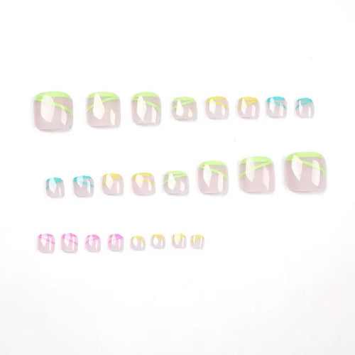 Nail art set with creative neon decorations Bowlift