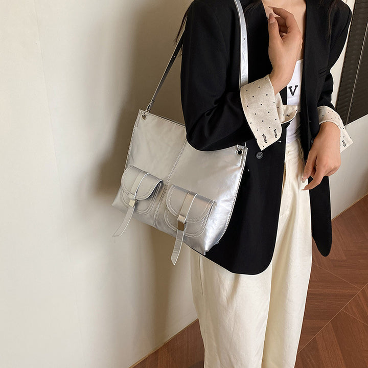 Modern Structured Shoulder Bag Bowlift