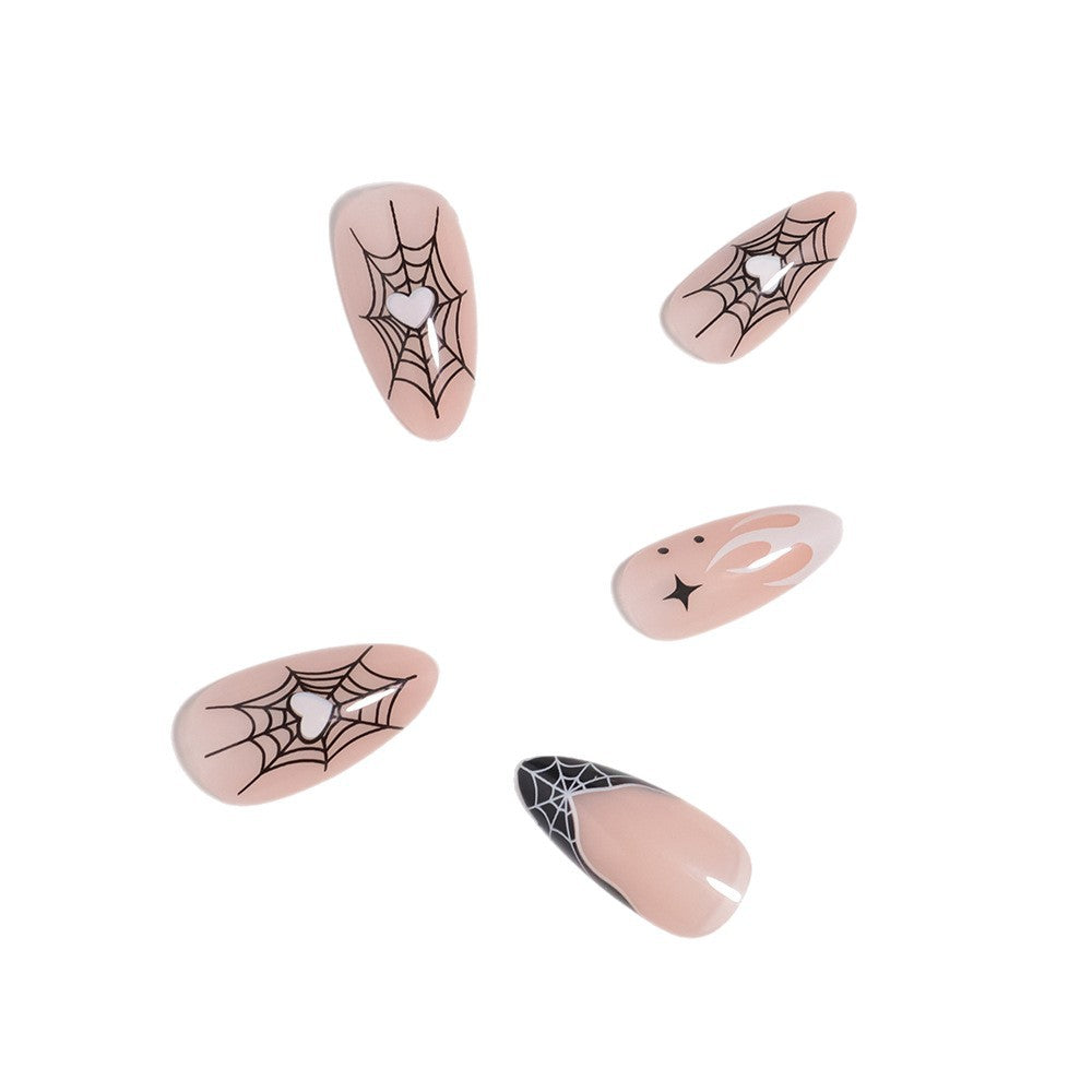 Halloween-Themed Press-On Nail Set Bowlift