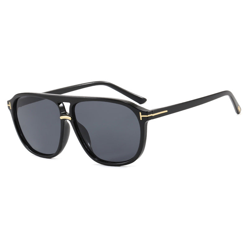 Women's square sunglasses with luxurious tortoiseshell pattern and polarized lenses Bowlift