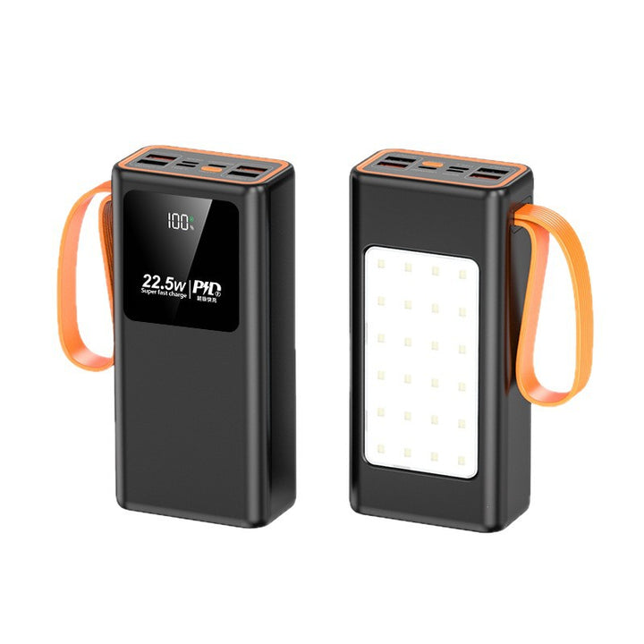 Portable power bank with powerful solar charging technology and LED lamp Bowlift