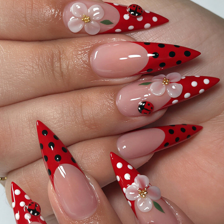 Elegant Floral Nail Art Design Bowlift