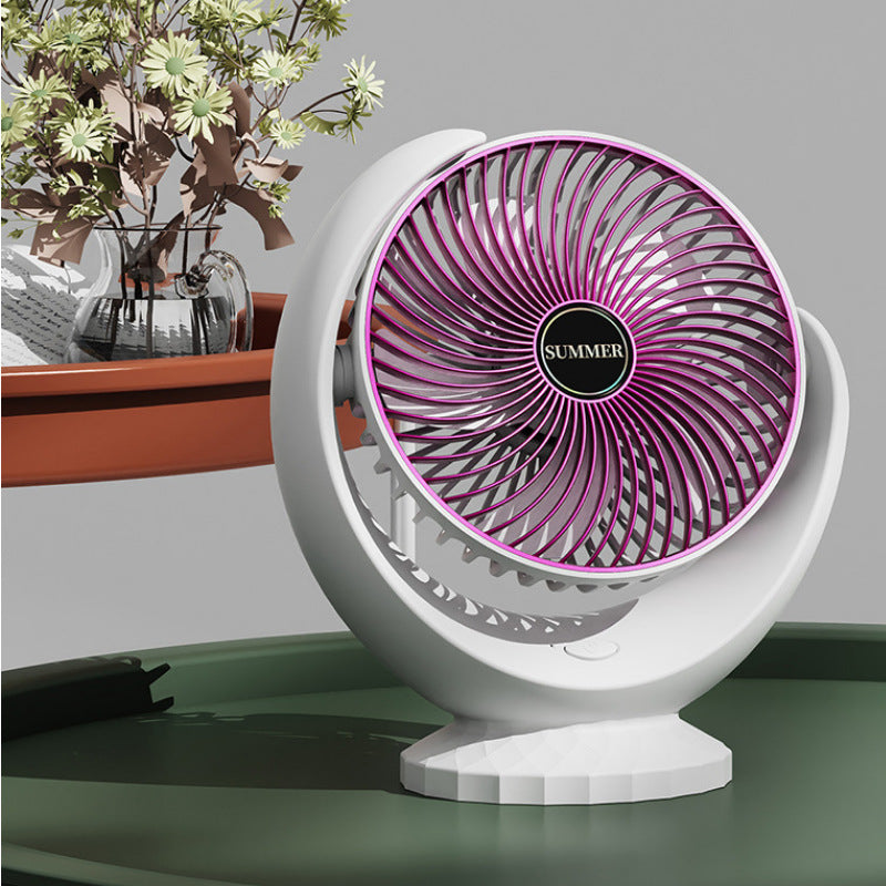 Ladies portable table fan with innovative fan technology Bowlift