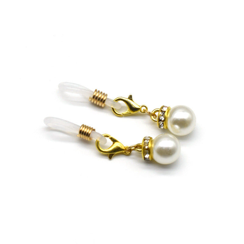 Elegant Pearl and Crystal Eyewear Holder Bowlift