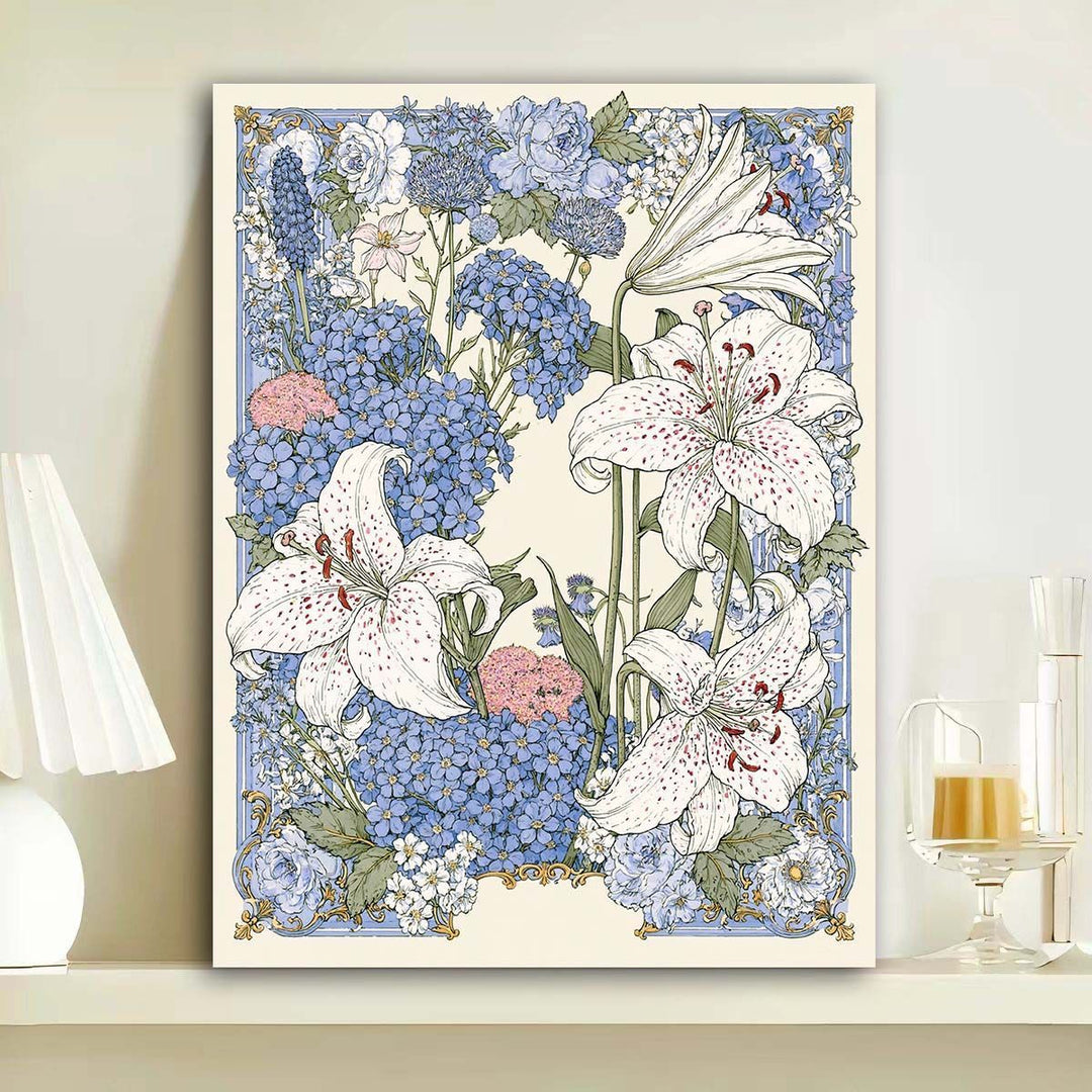 Botanical Floral Wall Art Bowlift