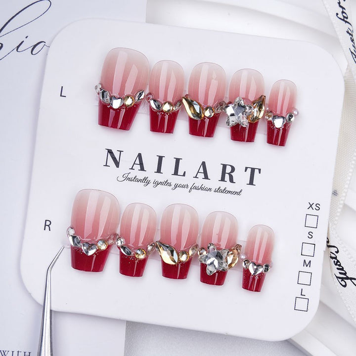 Creative Thematic Press-On Nail Set Bowlift