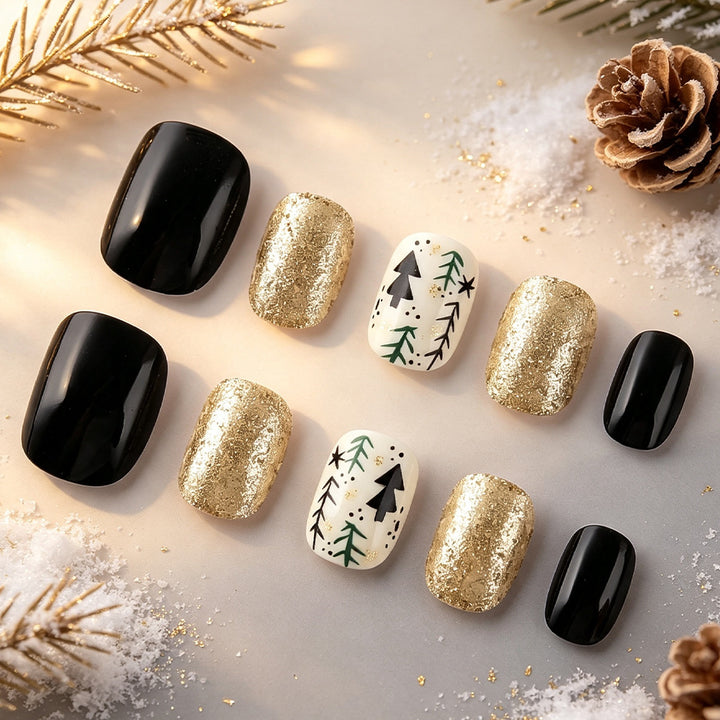 Festive Holiday-Themed Nail Art Kit Bowlift