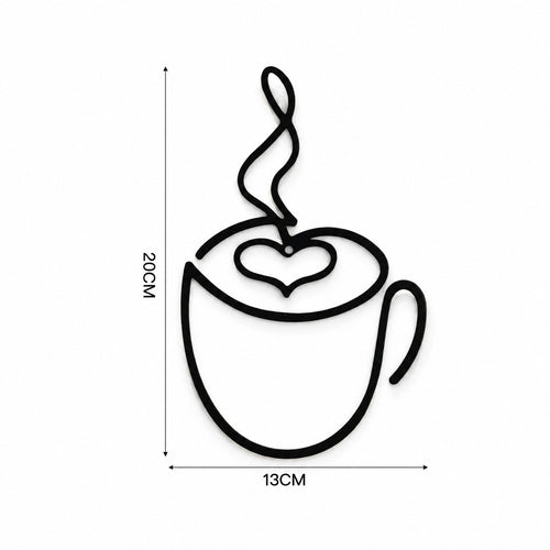 Artistic Coffee Mugs Wall Decoration