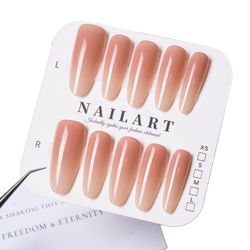 Artistic Gradient Stiletto Press-On Nails Bowlift