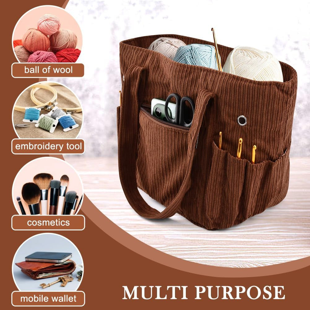 Functional storage bag with multiple outer pockets Bowlift