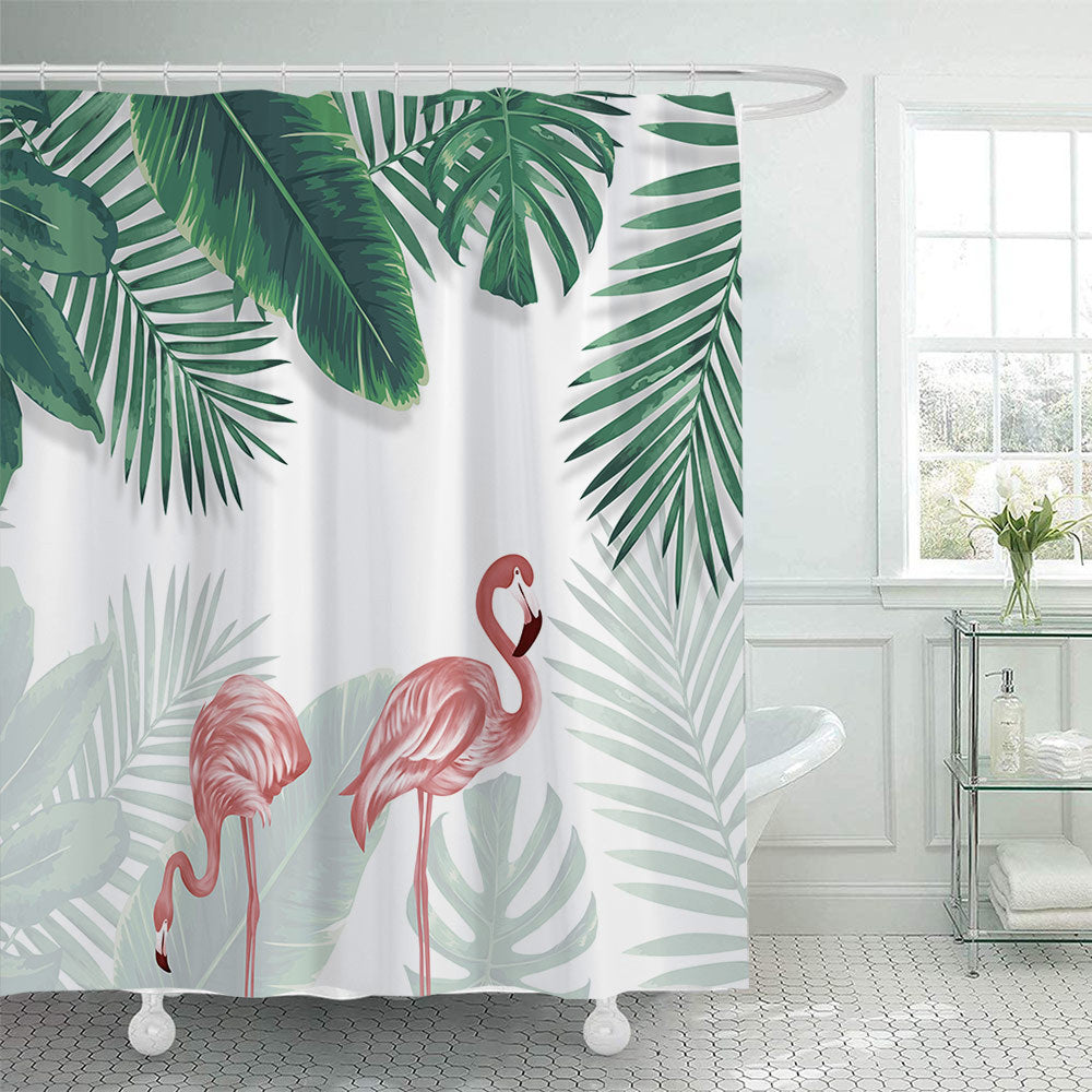 Tropical Paradise Shower Curtain Bowlift