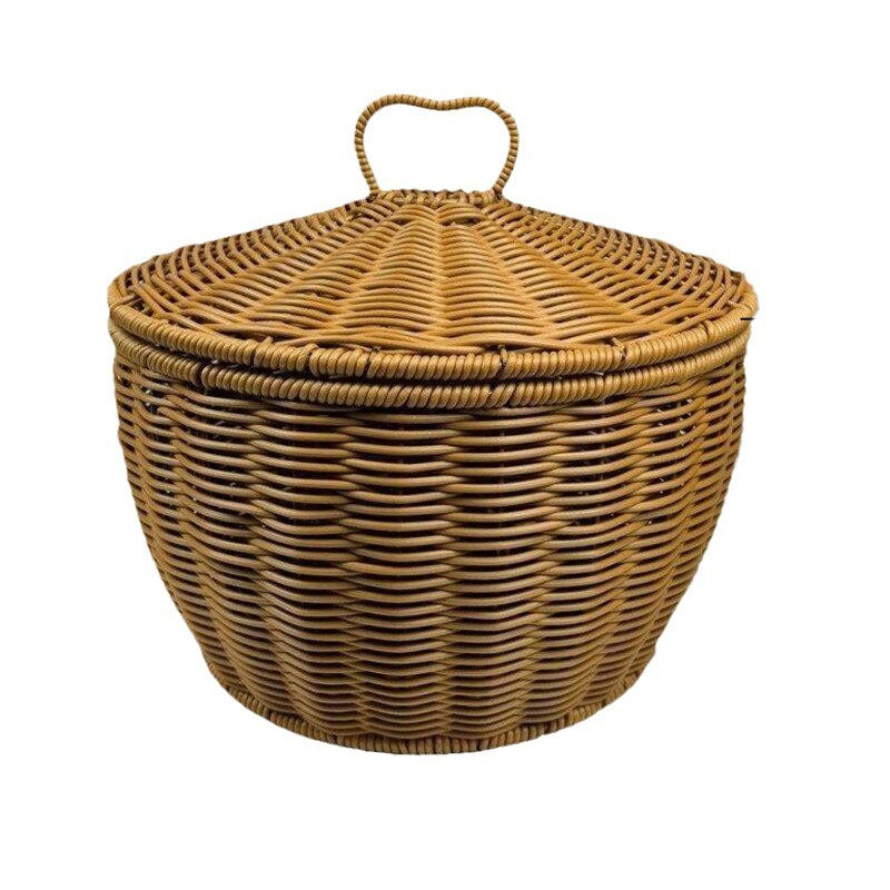 Decorative Woven Storage Container Bowlift