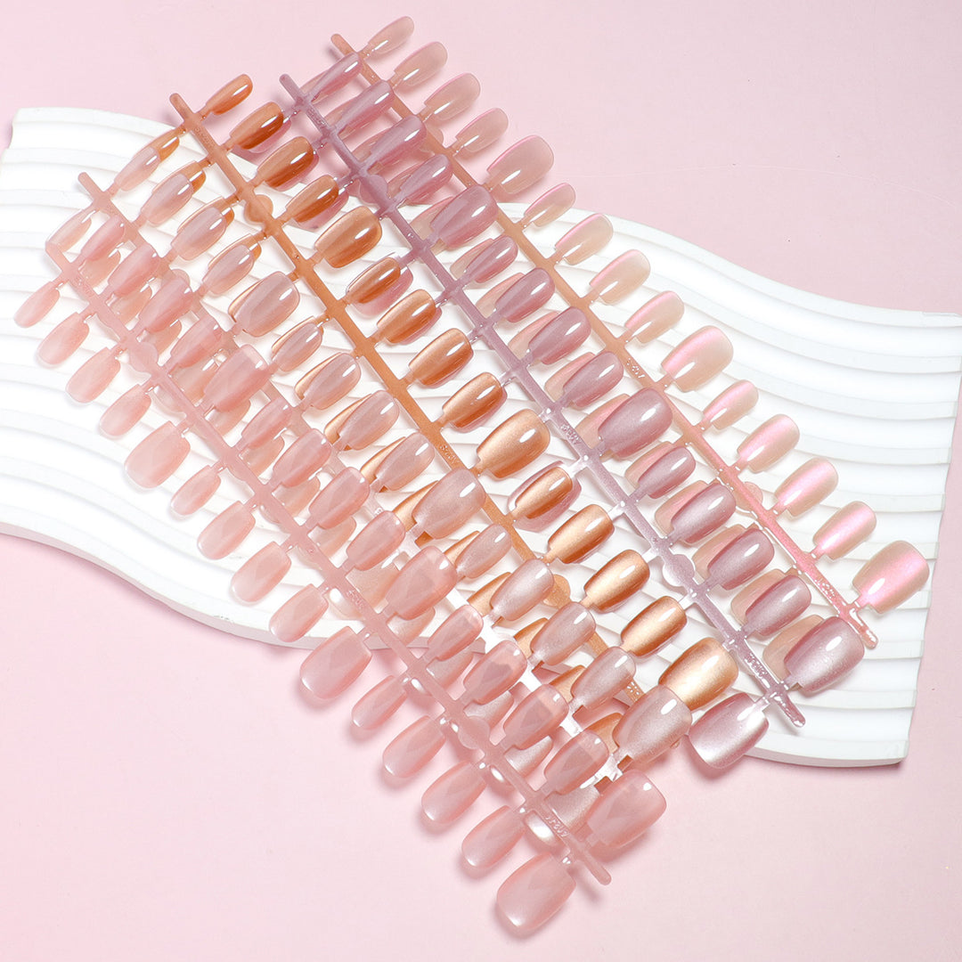 Glossy Gradient Press-On Nail Tips Bowlift