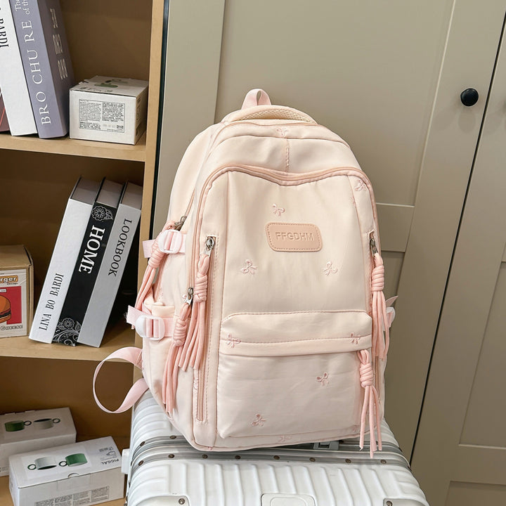 Functional Graphic-Embellished Backpack