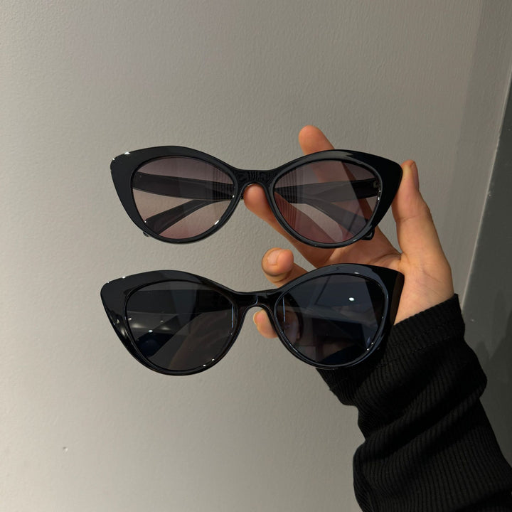 Retro Cat-Eye Polarized UV Protection Thick Acetate Frame Sunglasses Bowlift