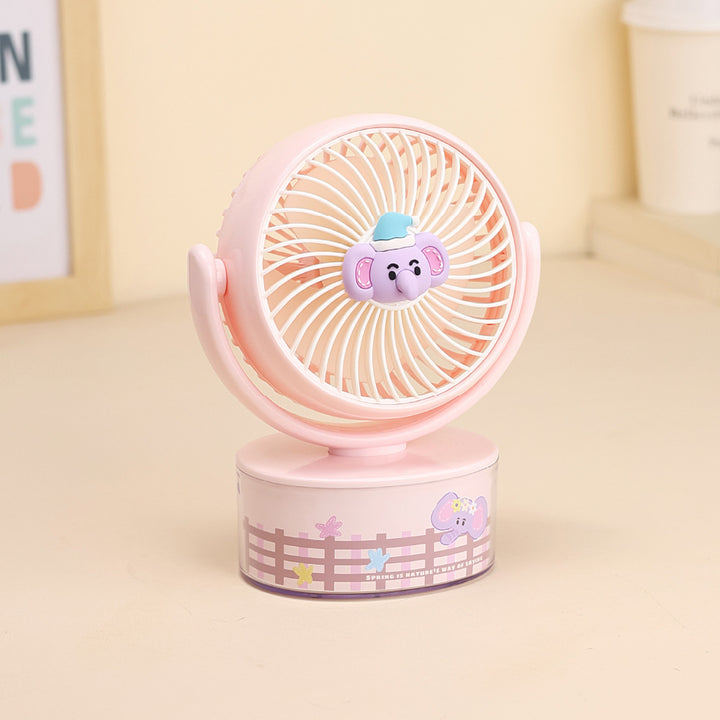 Women's Portable Cooling Fan with Animal Design Bowlift