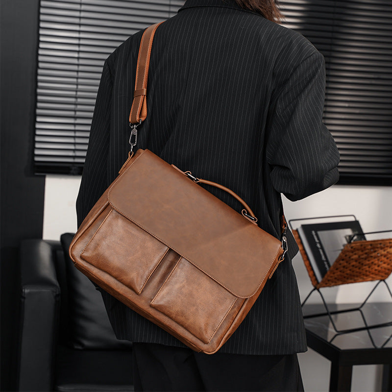 Stylish briefcase with multiple compartments Bowlift