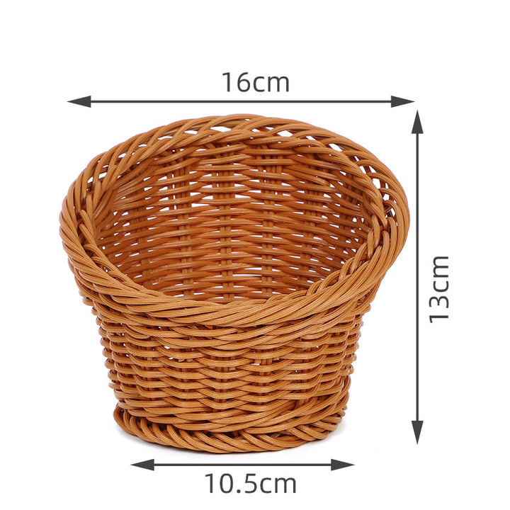 Decorative Woven Round Basket Bowlift