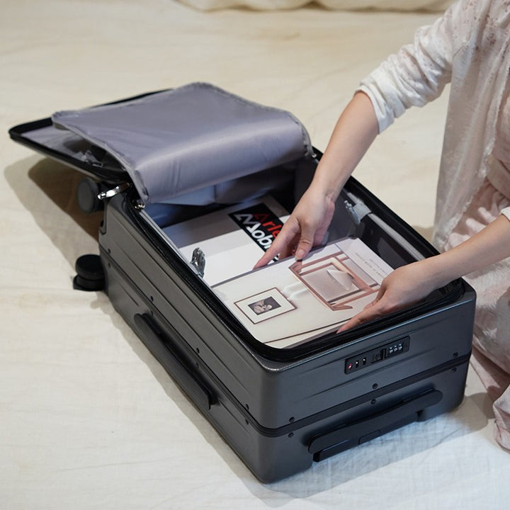 Sleek Spinner Carry-On Suitcase