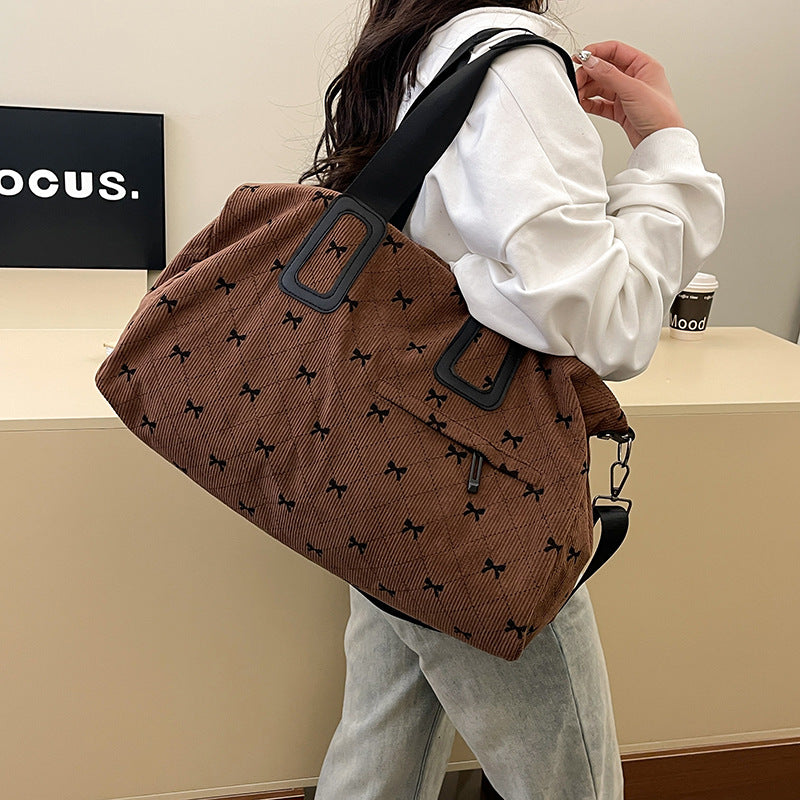 Tote bag with fruity design and multifunctional compartments Bowlift