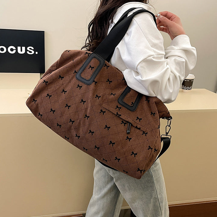 Tote bag with fruity design and multifunctional compartments Bowlift