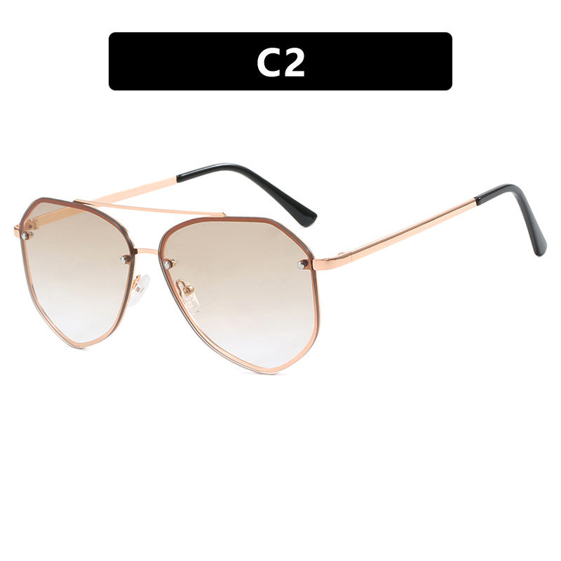 Women's geometric sunglasses with delicate frame Bowlift