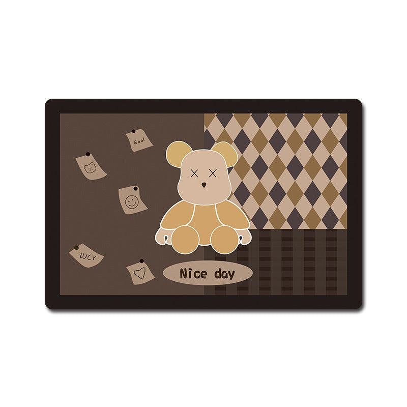 Decorative Cartoon-Themed Floor Mat Bowlift
