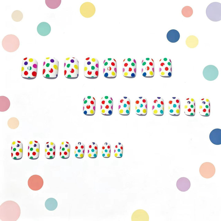 Playful Polka Dot Nail Art Bowlift