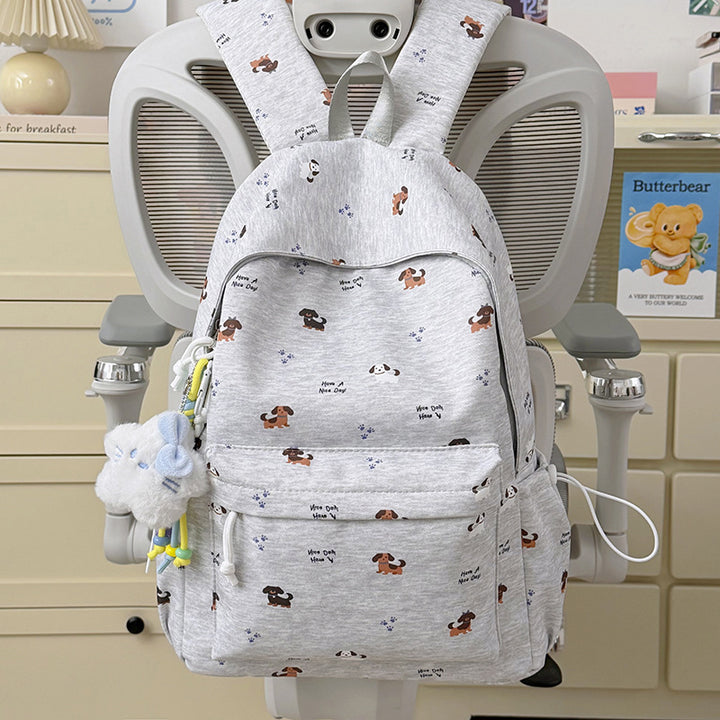 Cute Dog-Themed Backpack