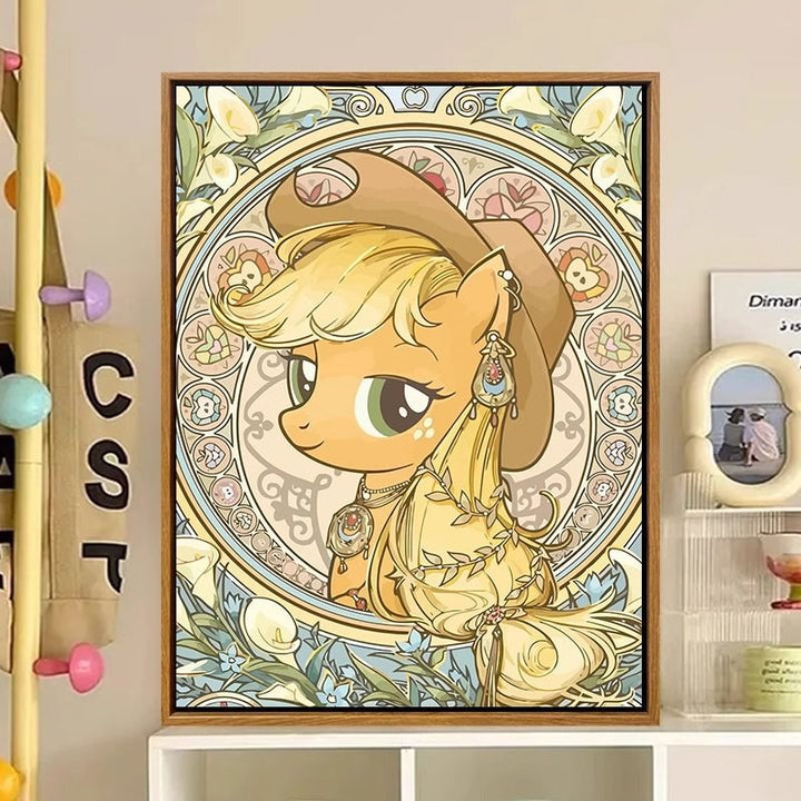 Cartoon-Inspired Fantasy Character Canvas Art Print Bowlift