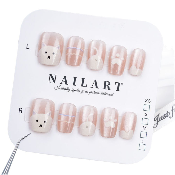 Artistic Long Stiletto Press-On Nail Set Bowlift