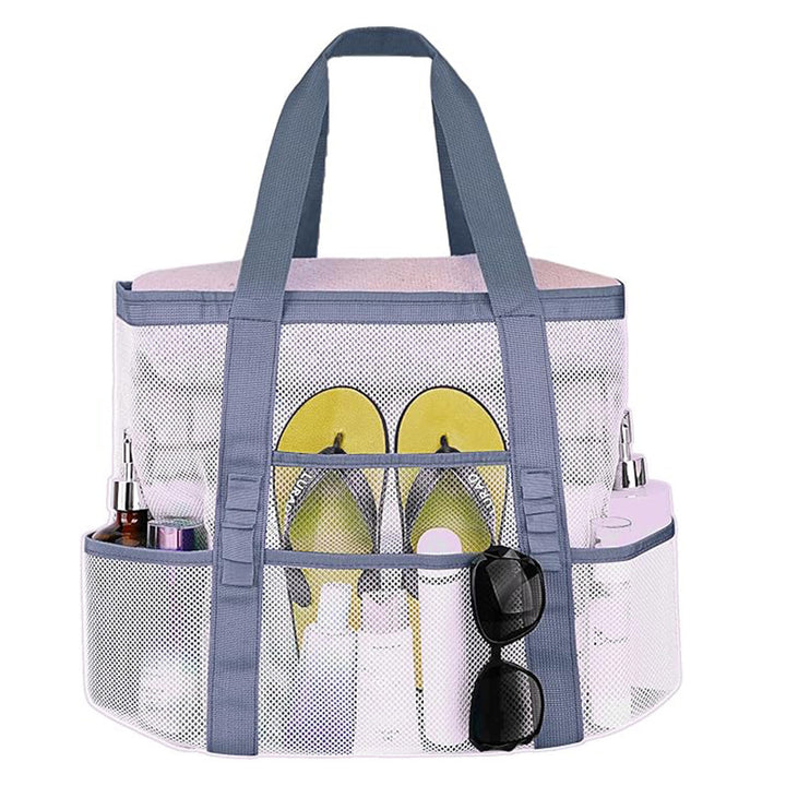 Practical Beach Tote Bag Made of Breathable Mesh Material Bowlift