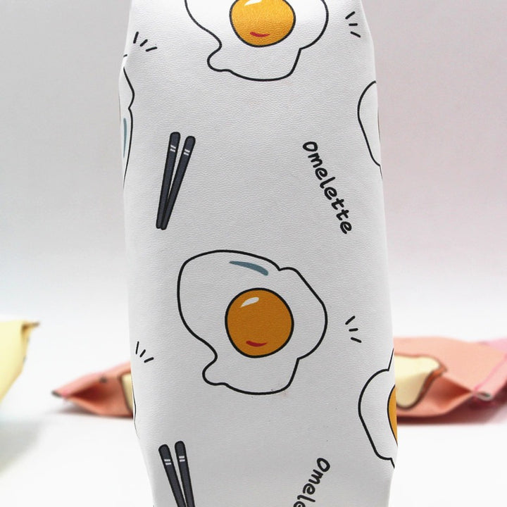 Cute Bread-Themed Zippered Pencil Case Bowlift