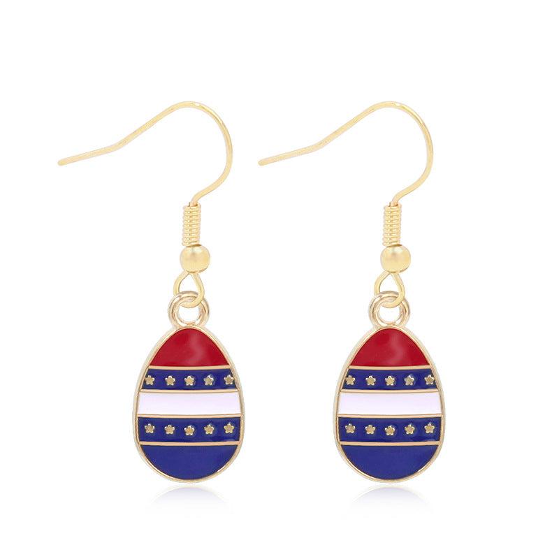 Women's long multi-layer star drop earrings with crystal embellishments and rhodium-plated alloy Bowlift