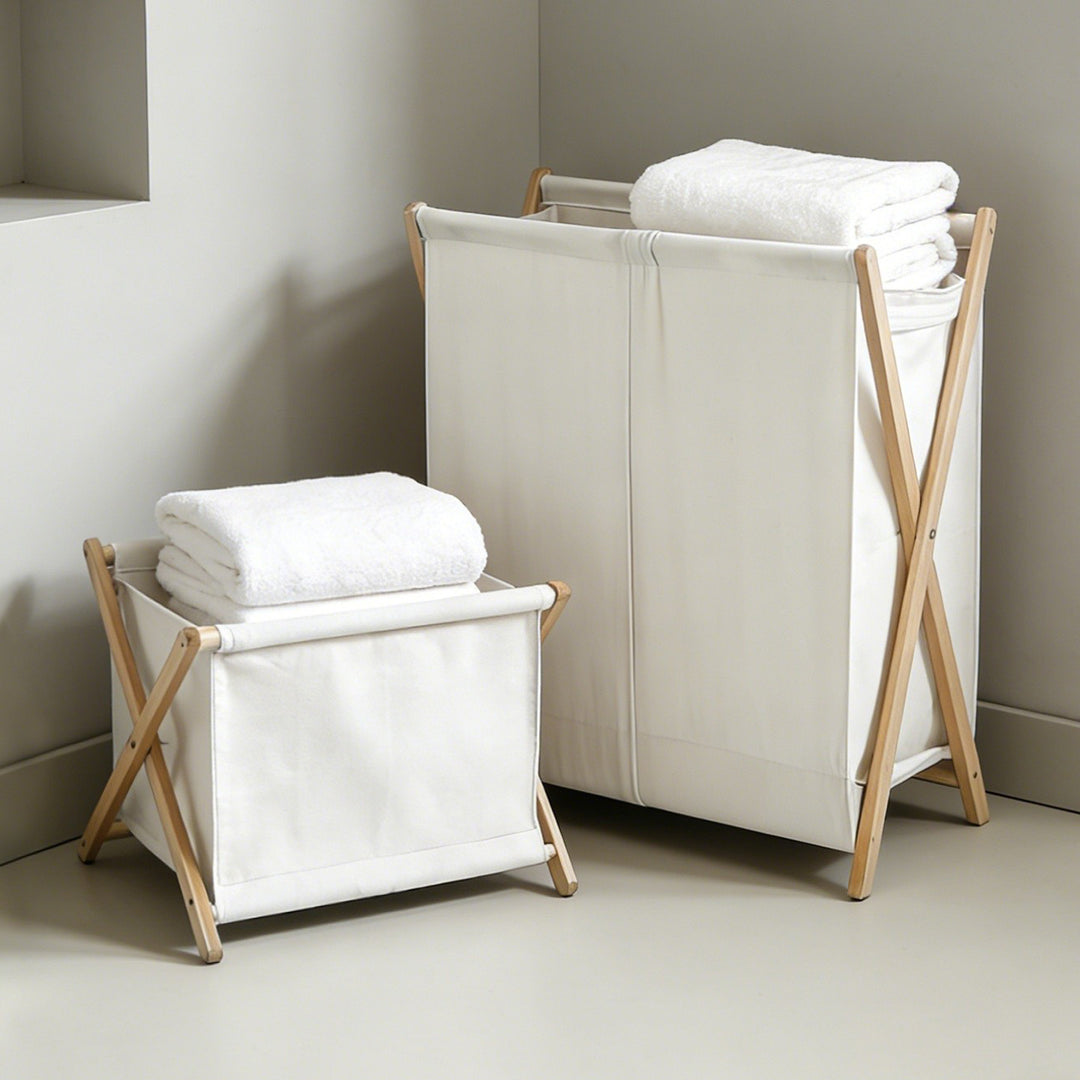 Laundry basket with practical folding mechanism Bowlift