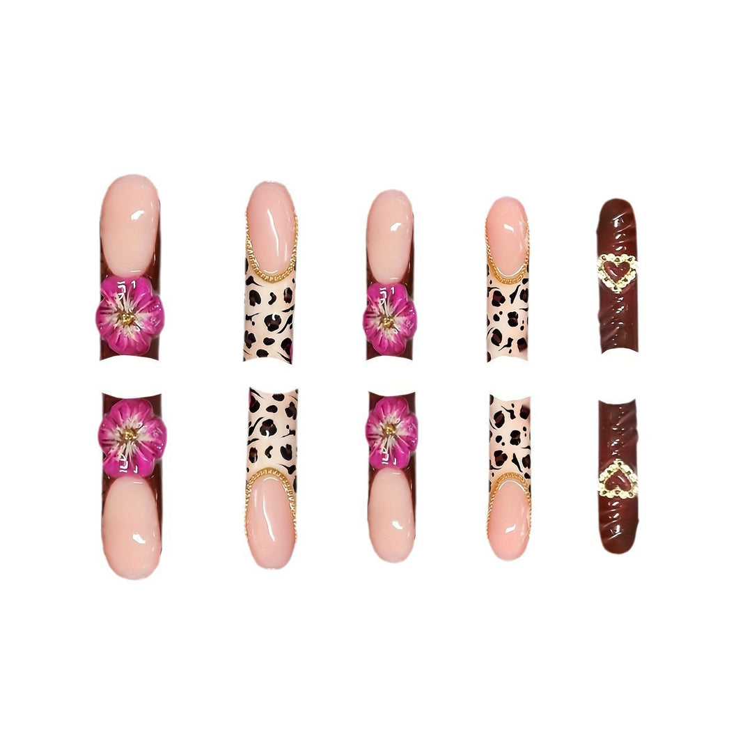 Decorative Artistic Press-On Nails Bowlift
