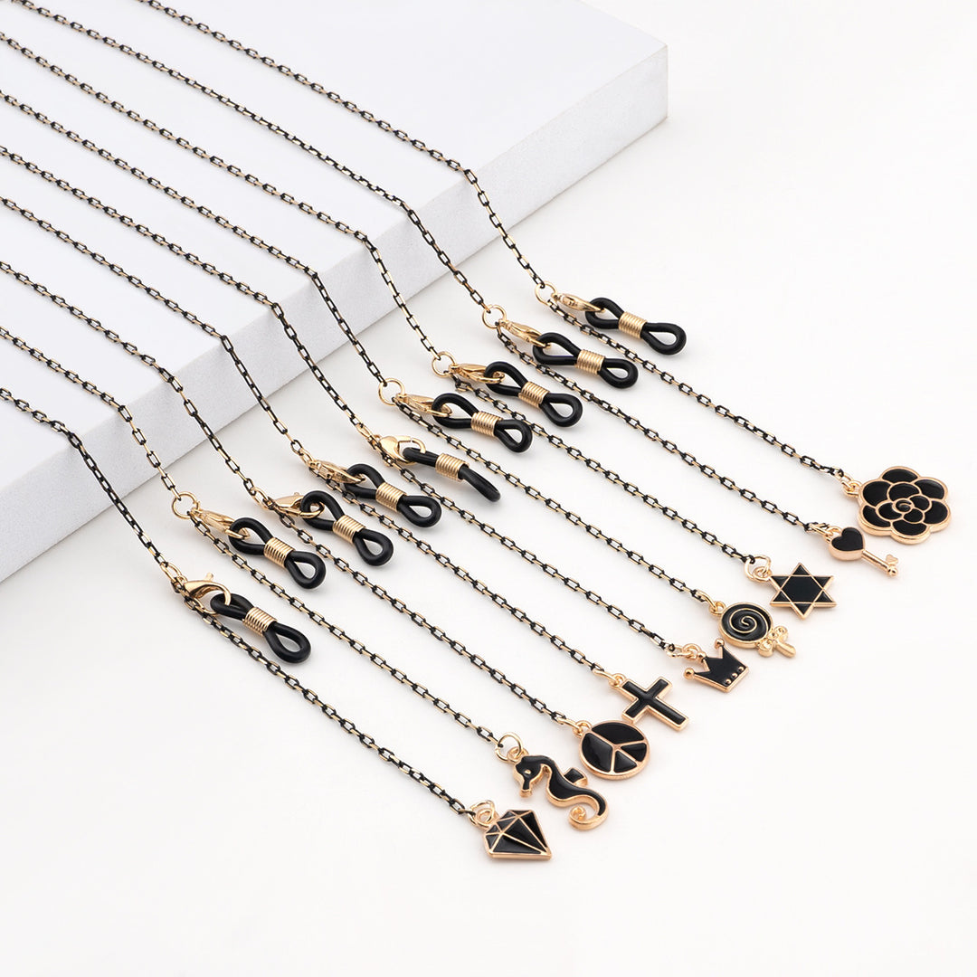 Elegant Geometric Eyewear Chain Bowlift