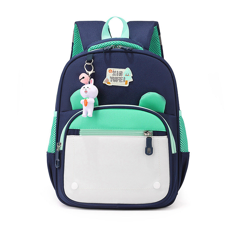 Cartoon-Themed Multi-Compartment School Backpack Bowlift