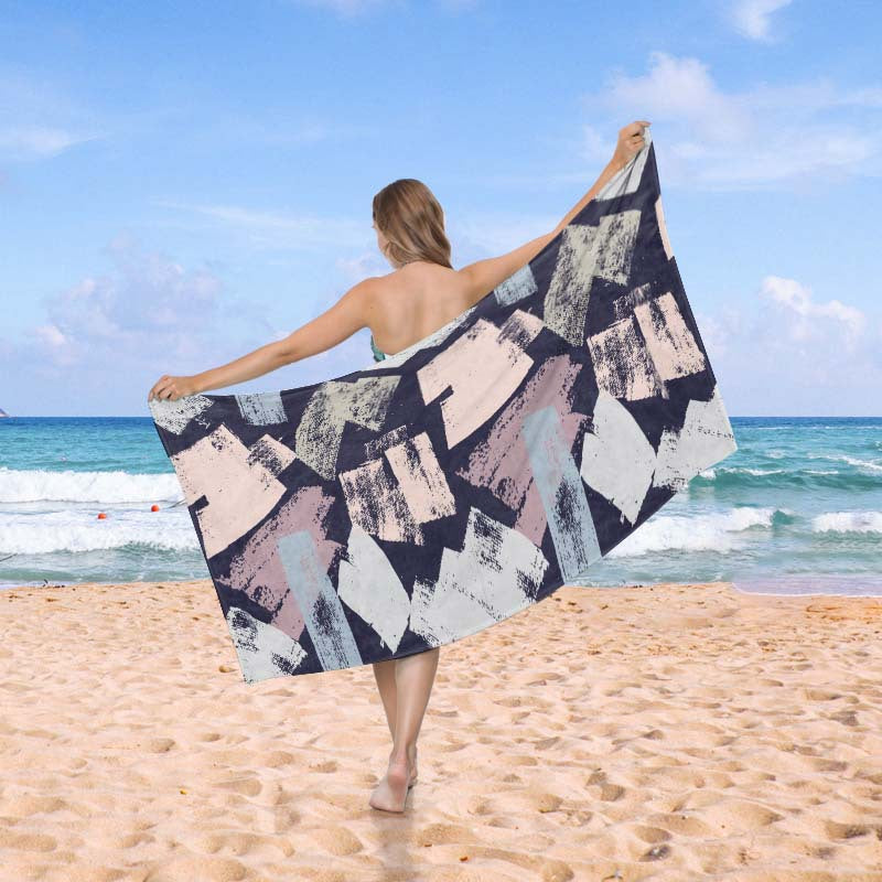 Beach blanket in exclusive mosaic design Bowlift