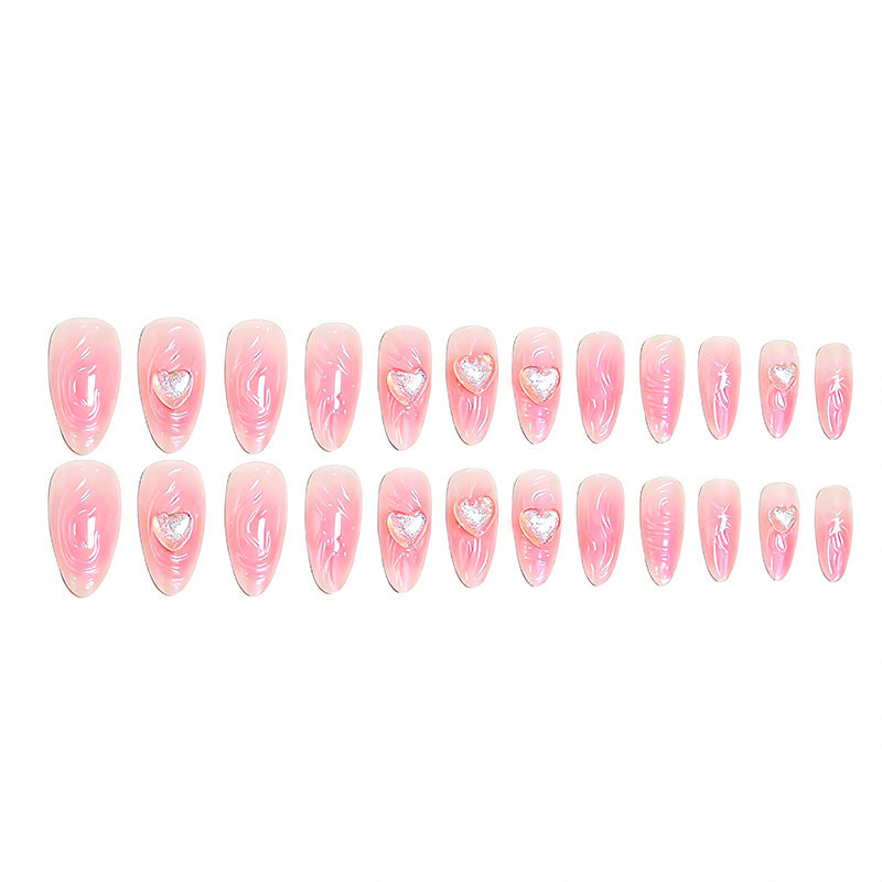 Artful Nail Tips with Transparent Design Bowlift